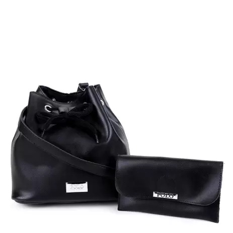 Kit Bolsa Polo London Club Saco C/ Carteira Feminina