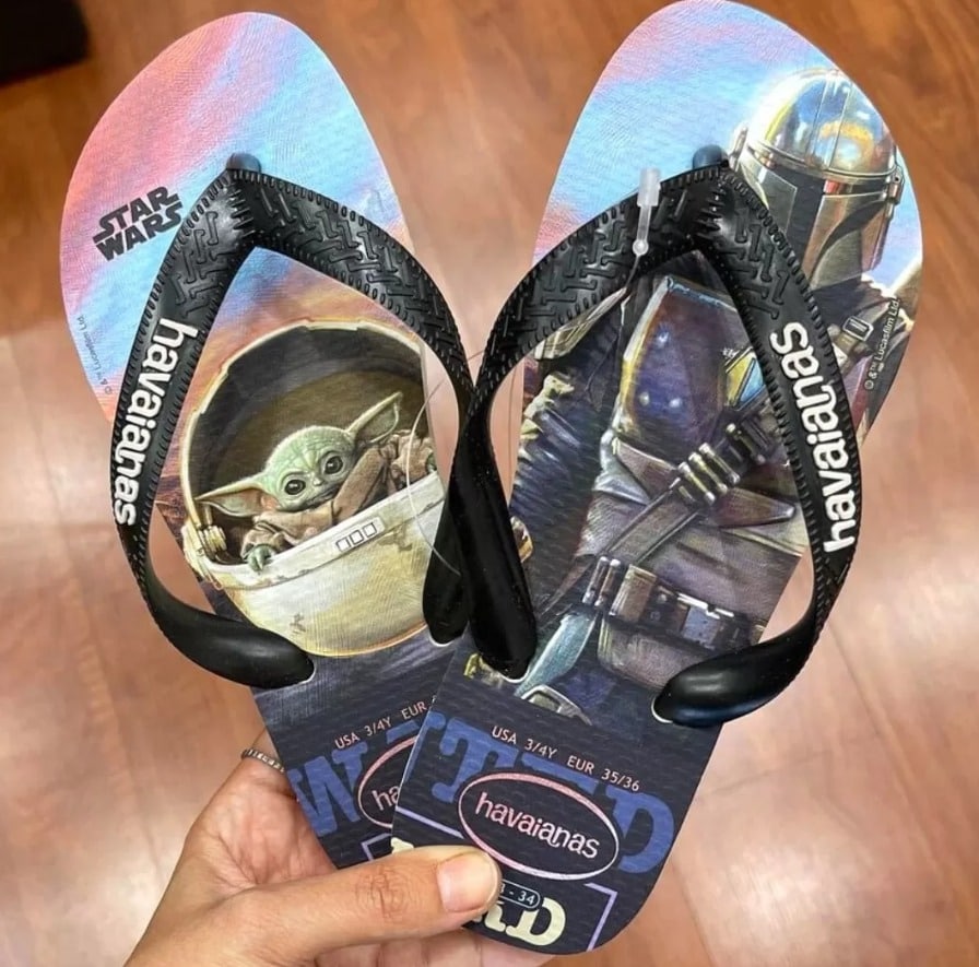Chinelo Havaianas Top Baby Yoda adulto-unissex