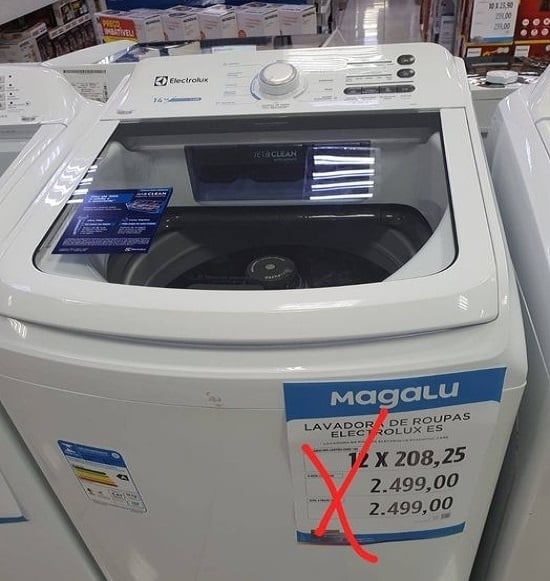 Lavadora de Roupas Electrolux LED14 Essential Care – 14Kg Cesto Inox 11 Programas