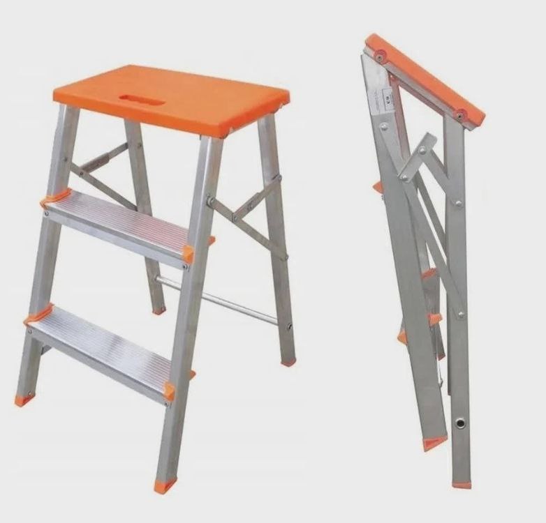 Banco Escada Alumínio com 3 Degraus Botafogo