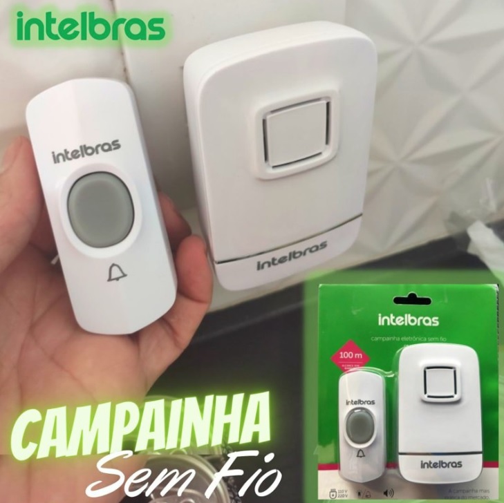 Campainha Sem Fio, Intelbras, CIB100