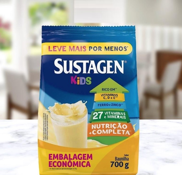 Complemento Alimentar Sustagen Kids Sabor Baunilha – Sachê 700g