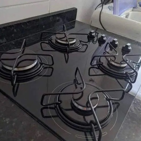 Cooktop 4 Bocas Mondial a Gás GLP Preto – CTG-01