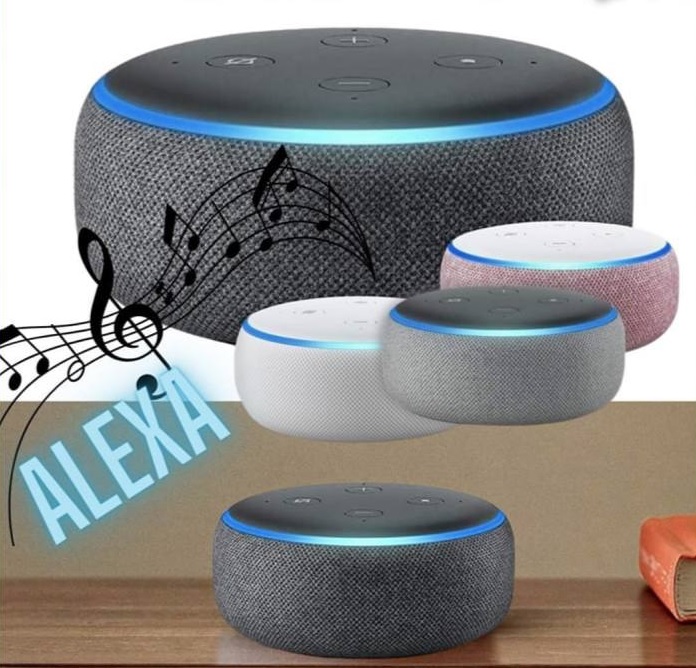 Echo Dot (3ª Geração): Smart Speaker com Alexa – Cor Preta