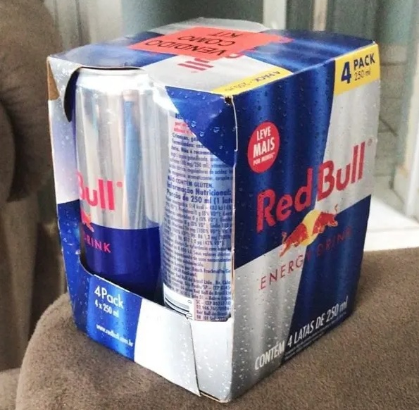 Energético Red Bull Energy Drink, 250ml (4 latas)