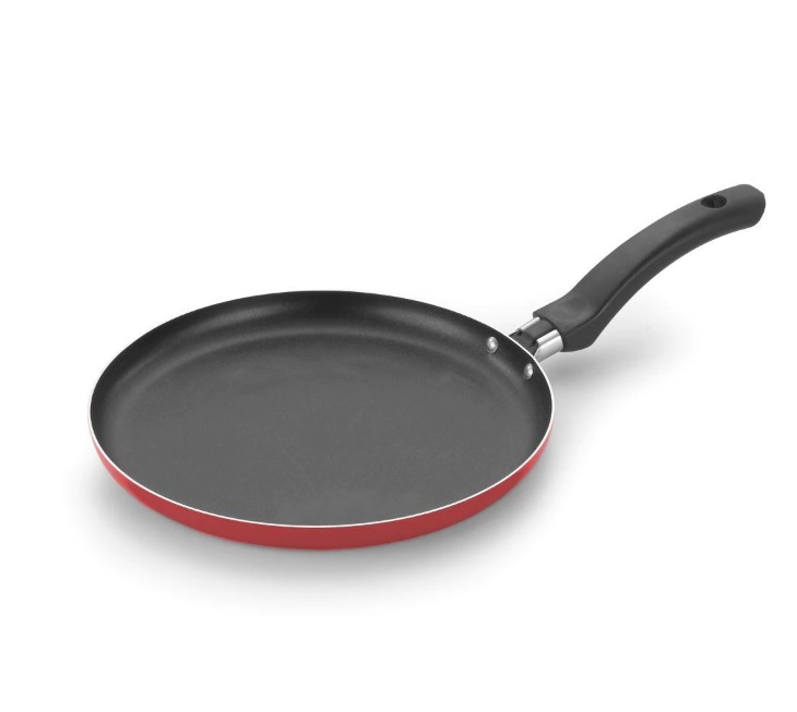 Frigideira Panquequeira Antiaderente 22 cm Vermelho