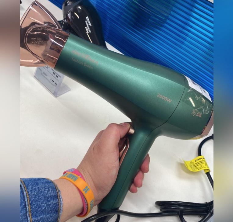 Secador de Cabelos Britânia Tourmaline Íon Motor DC Verde – 2000W