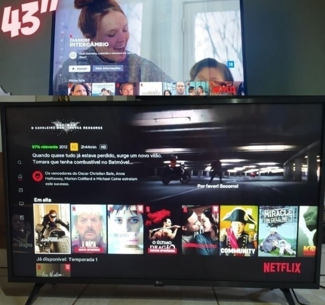 Smart TV LED PRO 43″ Full HD LG 43LM631C0SB, ThinQ AI, 3 HDMI, 2 USB, Wi-Fi, Conversor Digital