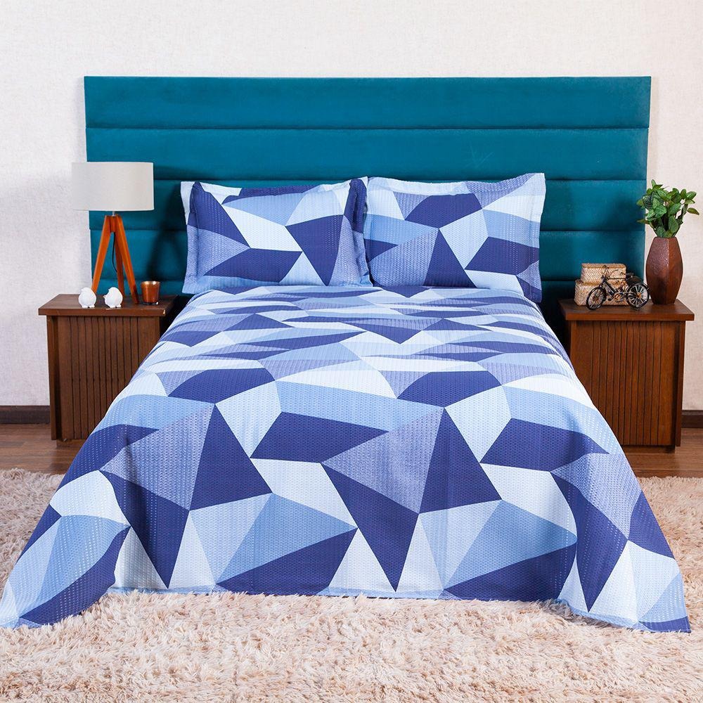 Cobre Leito Piquet Matelado Queen Color Casa Dona