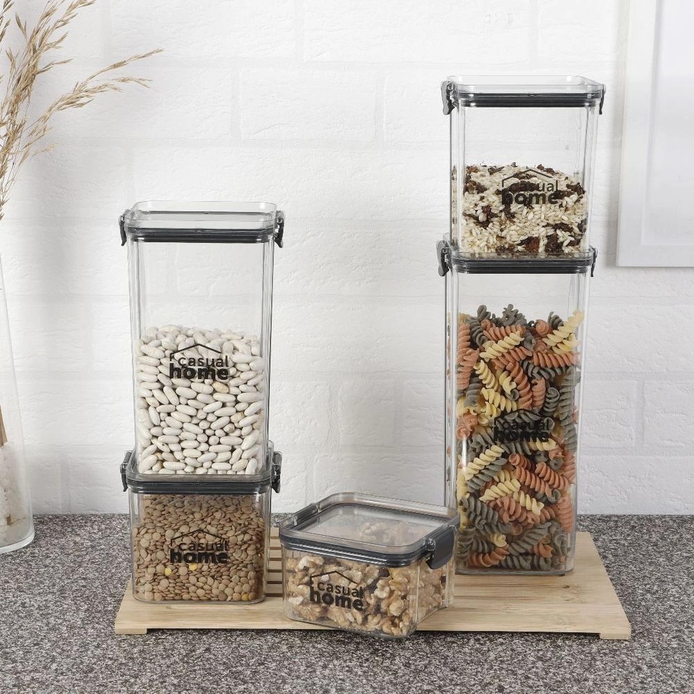 Conjunto de Potes Empilháveis 5 peças – Casual Home