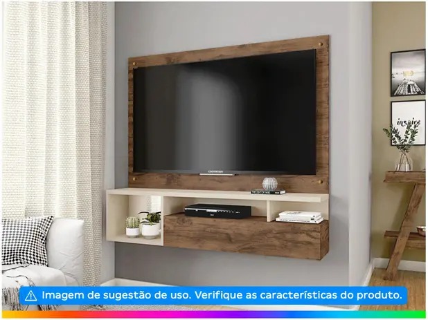 Painel para TV até 55” Caemmun – Black 19