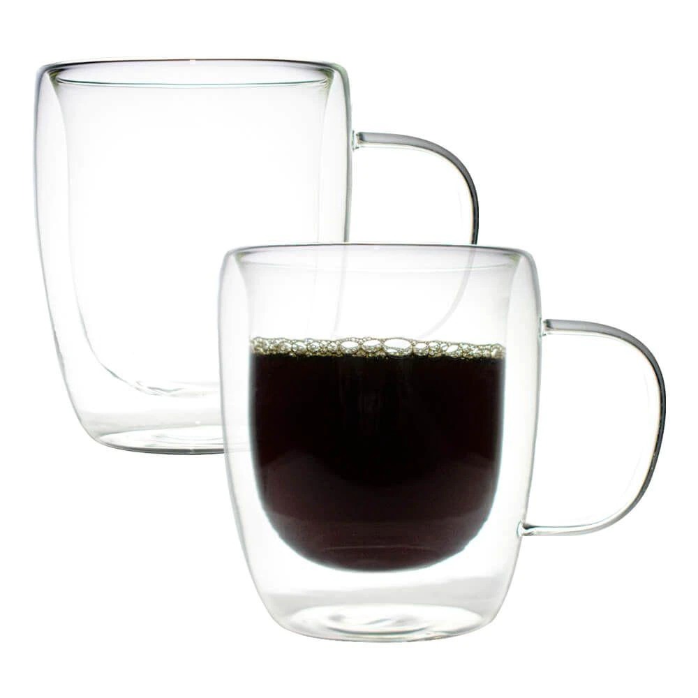 Canecas para Café Parede Dupla 2 peças 310ml – Casambiente