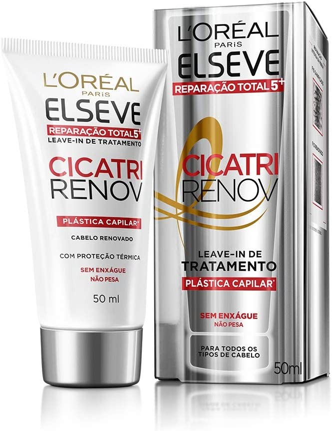 L’Oréal Paris Elsève Creme Tratamento Leave in Cicatri Renov, Branco