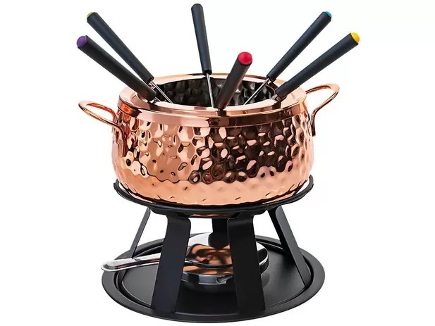 Aparelho de Fondue Brinox Cobre 11 Peças – 1256/100