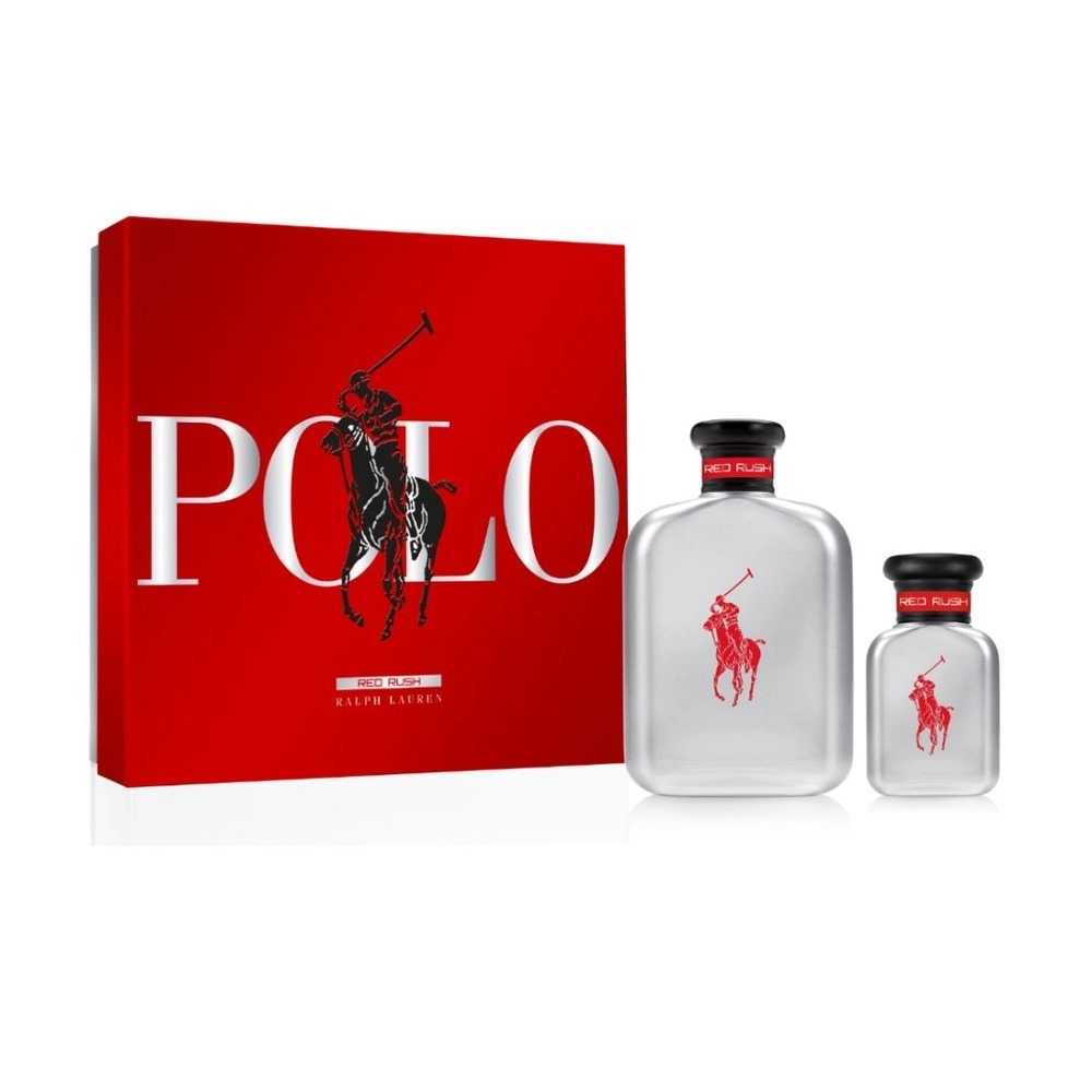 Coffret Perfume Masculino Polo Red Rush Eau De Toilette 125ml + 40ml