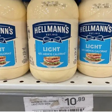 Maionese Hellmann’s Light 500g