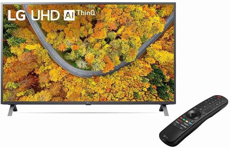 LG Smart Tv 65” 4k UHD Wi-Fi Bluetooth Inteligência Artificial Thinq Controle Smart Magic 65UP751C