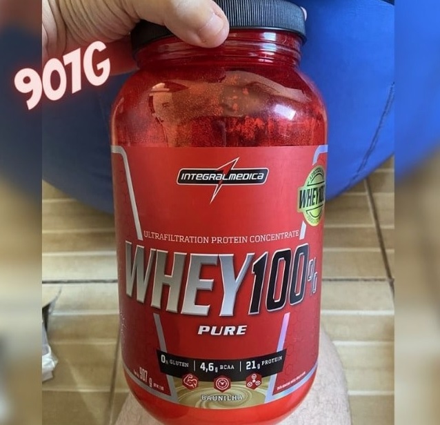 Whey 100% Pure Pt 907G Baun, Integralmedica, 907G
