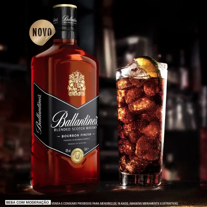 Whisky Ballantines Bourbon Barrel, 750ml