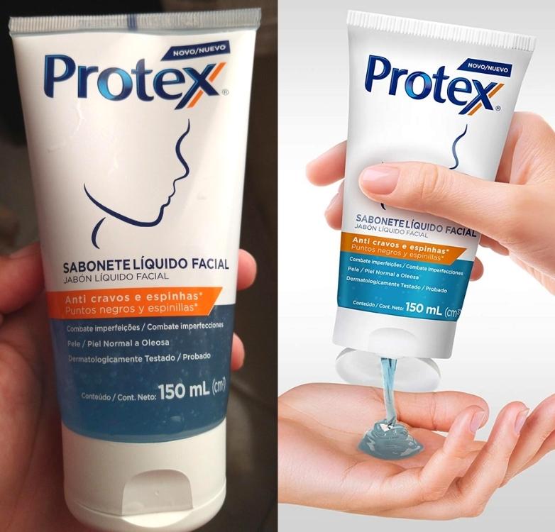 Sabonete Líquido Facial Protex Anti Cravos E Espinhas 150Ml