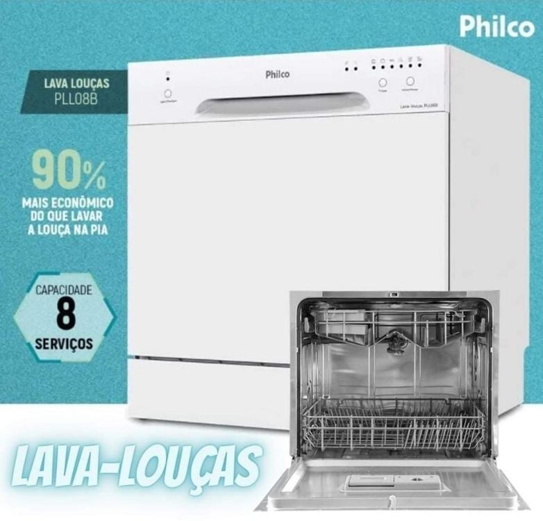Lava-louças Philco PLL08B – 8 Serviços