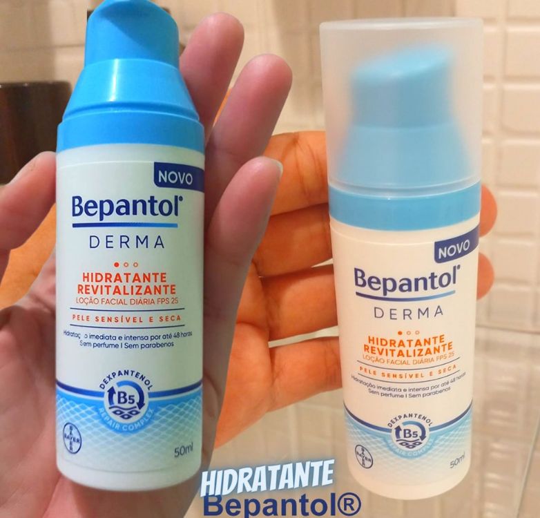 Bepantol Derma Hidratante Revitalizante Loção Facial Diária Fps 25 50Ml, Bepantol