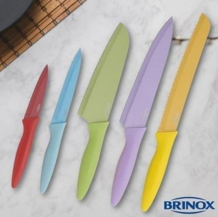 Jogo de Facas Brinox Inox 2557/400 5 Peças