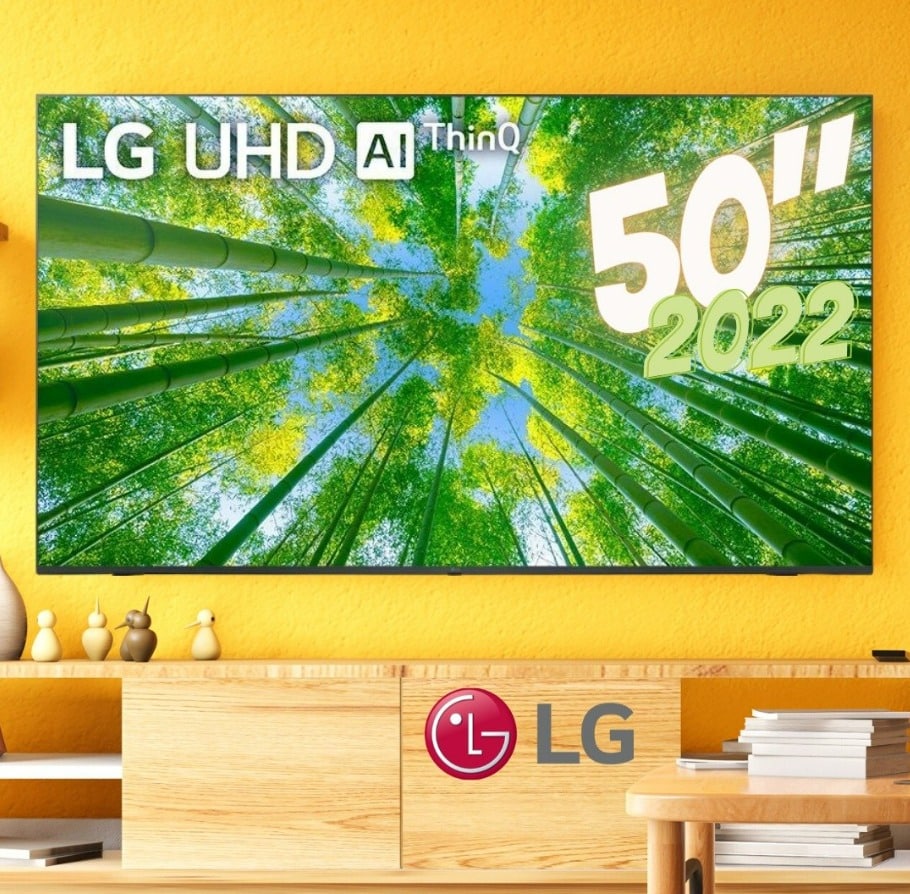 [APP AMERICANAS] Smart TV LG 50″ 4K UHD 50UQ8050 Wi-Fi Bluetooth HDR Nvidia GEFORCE NOW ThinQ Smart Magic Google Alexa