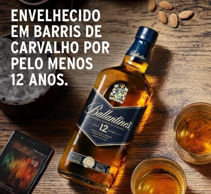 Ballantine’s Whisky 12 anos 750ml