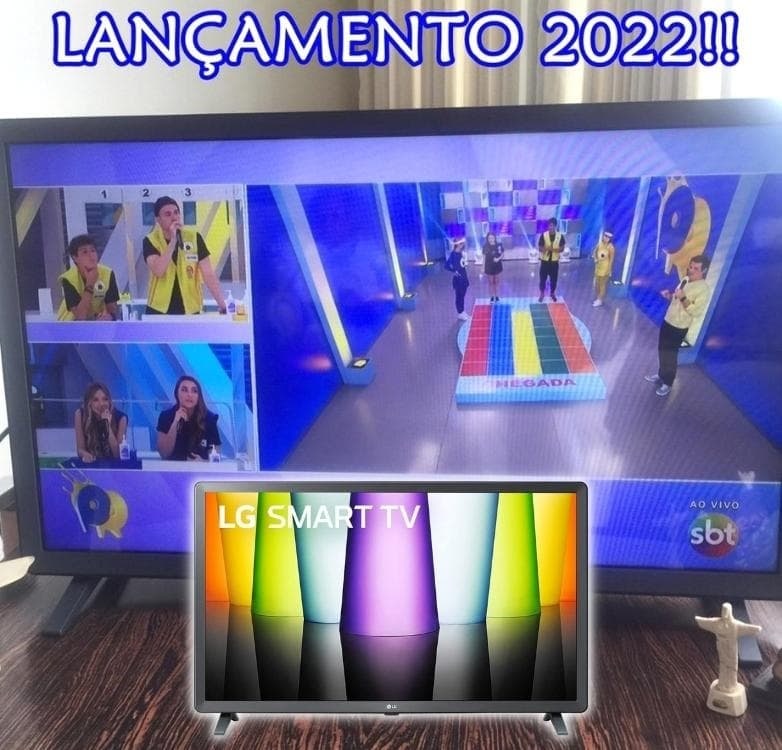 Smart TV LED 32″ HD LG – 32LQ621CBSB.AWZ – Inteligência Artificial LG ThinQ