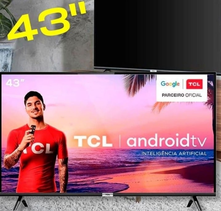 Smart TV LED 43″ 4K TCL 43P615 com WiFi, Bluetooth, Google Assistant e Alexa