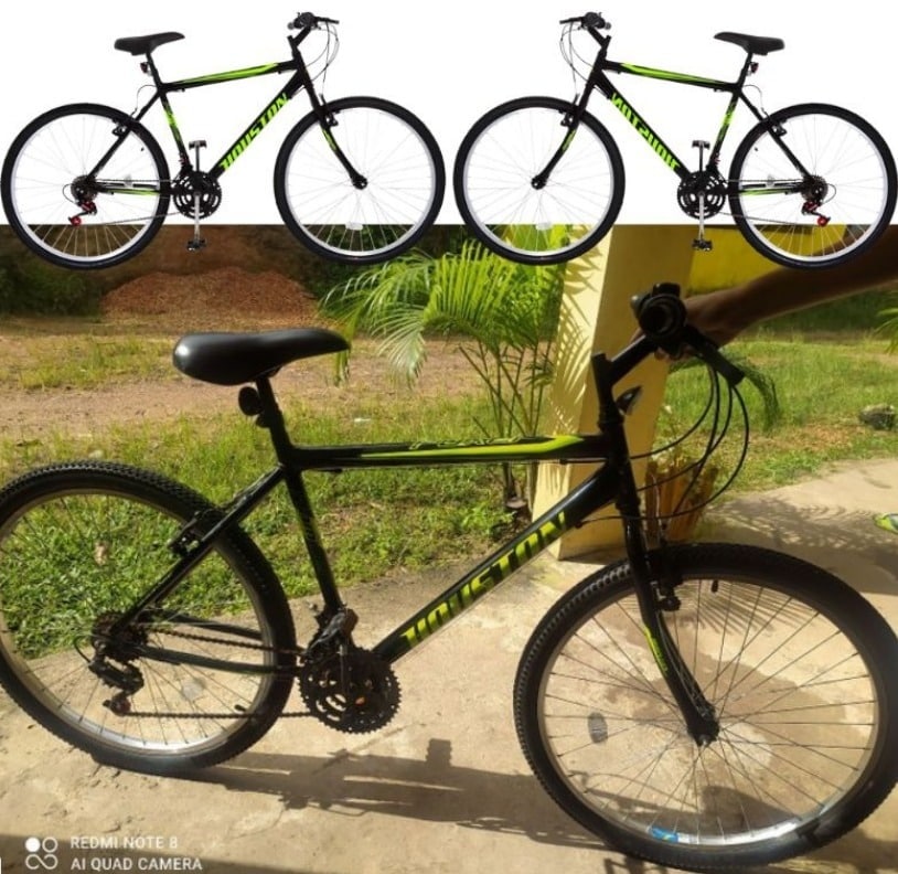 Bicicleta Aro 26 Houston Foxer Hammer Aço – Freio V-Brake 21 Marchas
