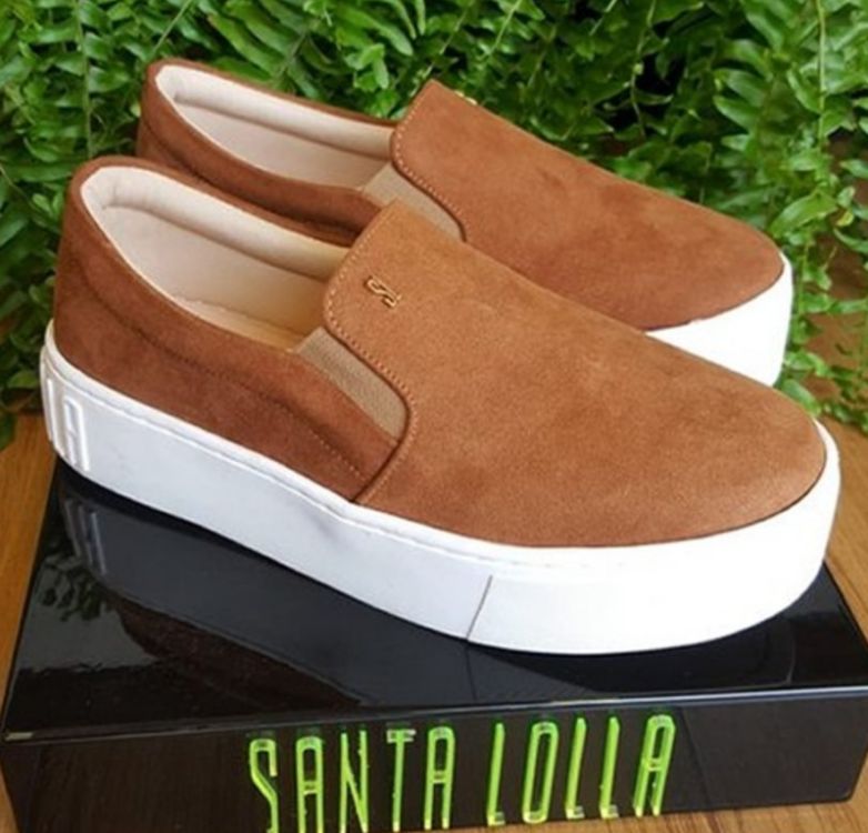 Slip On Santa Lolla Suede Feminino