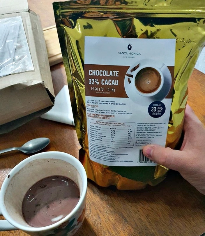 Achocolatado Santa Monica 32% Cacau 1kg