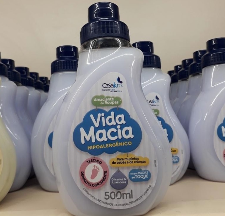 Amaciante Vida Macia Glicerina & Amêndoas 500ml
