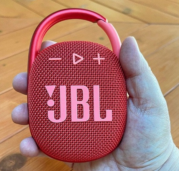Caixa de Som Bluetooth JBL CLIP 4 5W Vermelha – JBLCLIP4RED