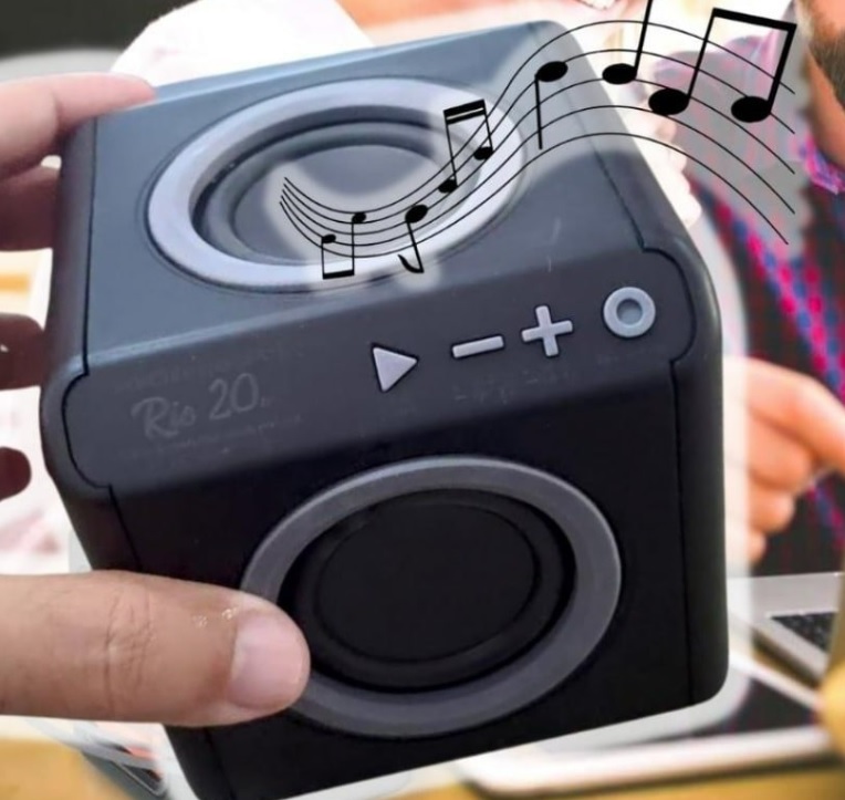 Caixa de Som Bluetooth Portátil 20 Watts Rms, Elg, Pwc-Audbl