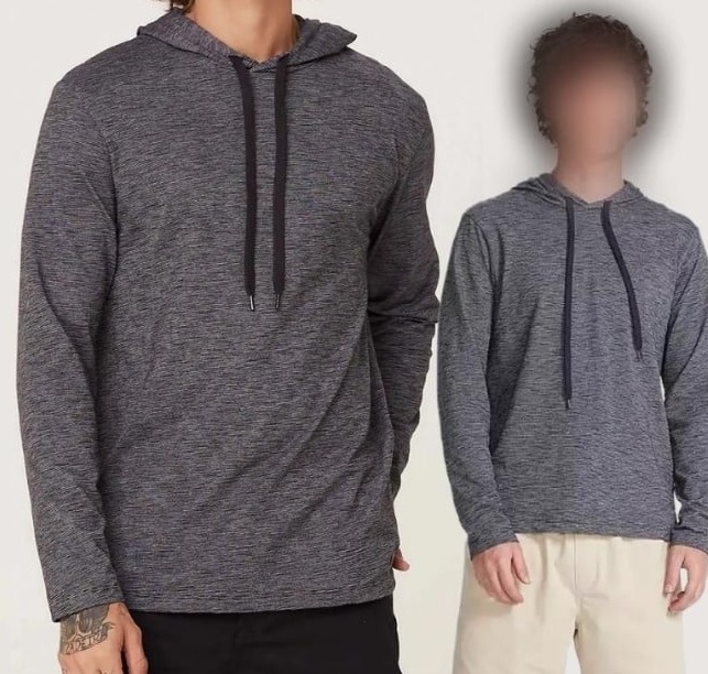 Camiseta Básica Masculina Slim Em Malha De Algodão Com Capuz – hering