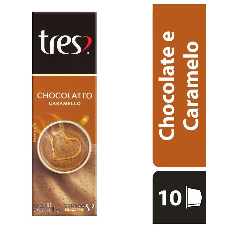 Cápsula TRES Chocolatto Caramelo