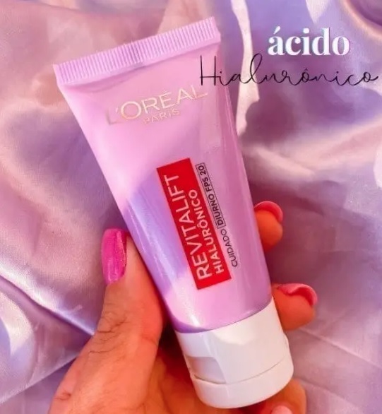 Creme Facial Anti-idade L’Oréal Paris Revitalift Hialurônico Diurno FPS 20, 25g