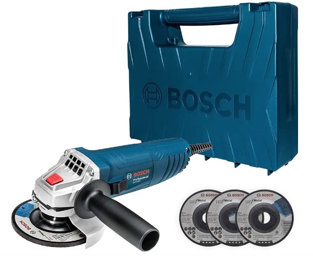 Esmerilhadeira angular Bosch GWS 850 de 4 1/2″ 850W 127V com maleta