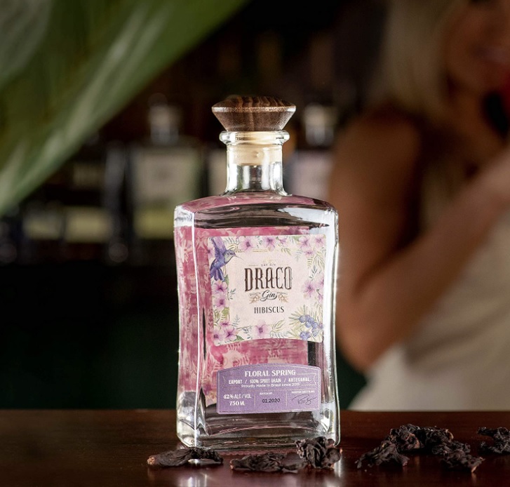 GIN DRACO HIBISCUS 750ML