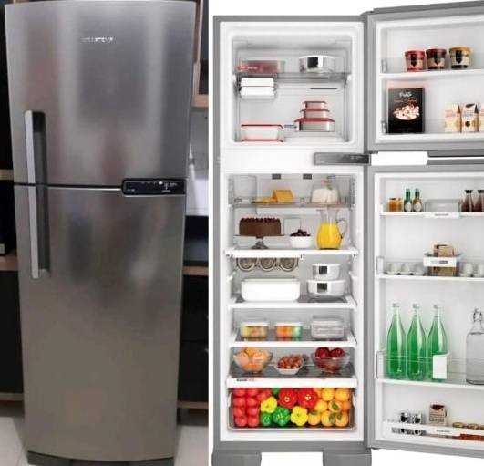Geladeira/Refrigerador Brastemp Frost Free Duplex – 375L BRM44 HKBNA