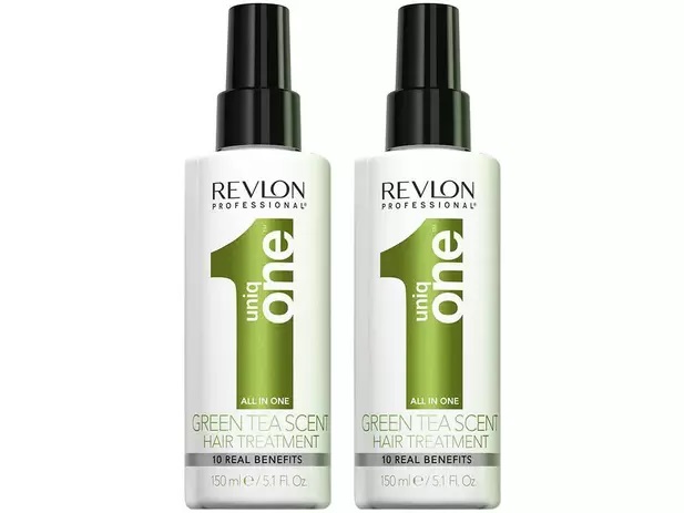 Kit Revlon Uniq One All in One Green Tea – Leave In 150ml 2 Unidades