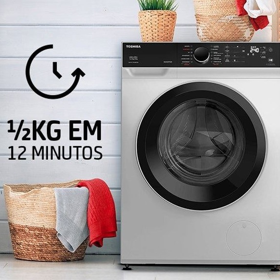 Lava e Seca Toshiba 11Kg Greatwaves Branca 127 Volts
