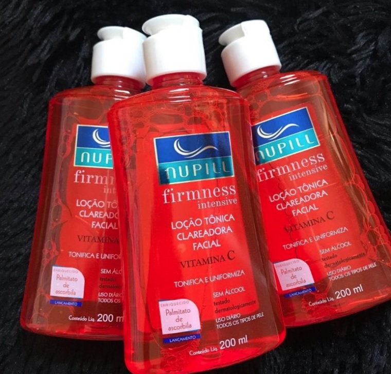 Loção Tônica Clareadora Vitamina C 200Ml, Nupill