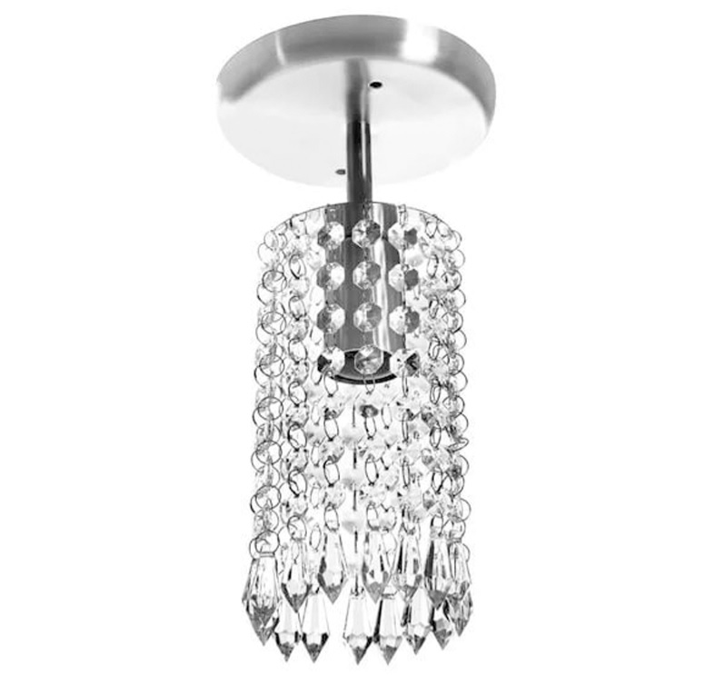 Lustre Clearcrillic Cristal Acrílico Redondo Perfeito