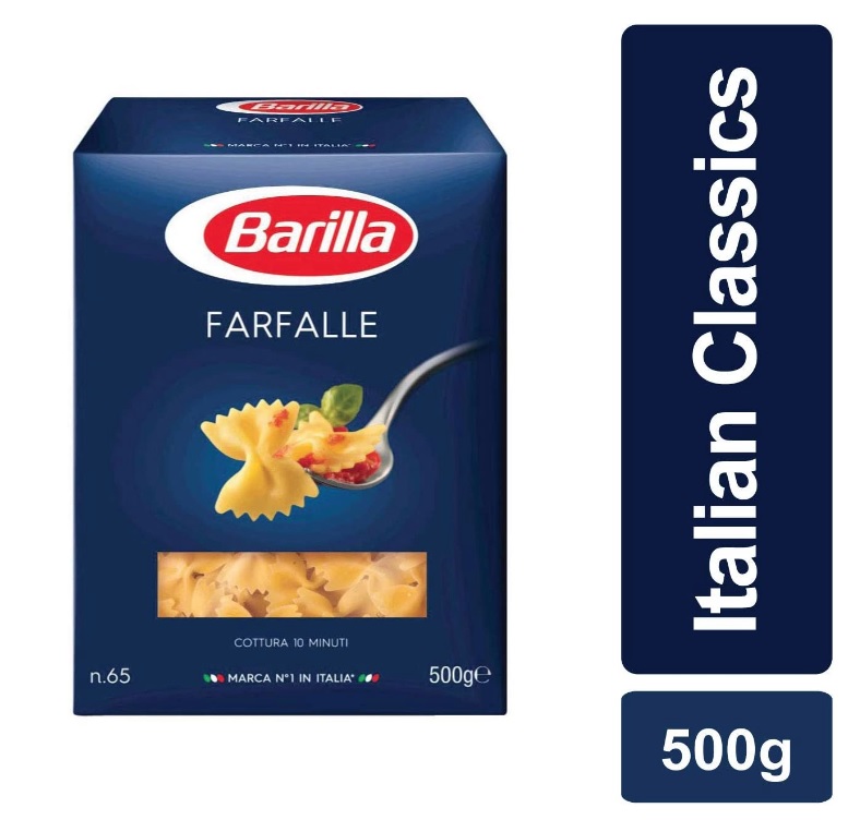 Macarrão Grano Duro Farfalle Barilla 500g