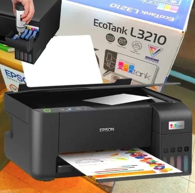 Impressora Multifuncional Epson Ecotank L3210 Tanque De Tinta Colorida Usb Wt Promoções 0673