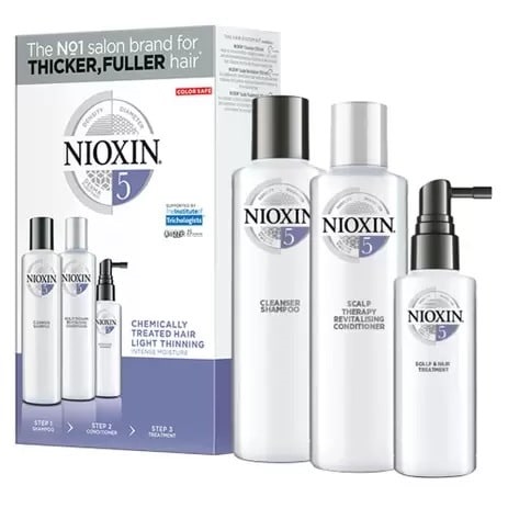 Nioxin Trial Kit Sistema 5 – Shampoo + Condicionador + Leave-in